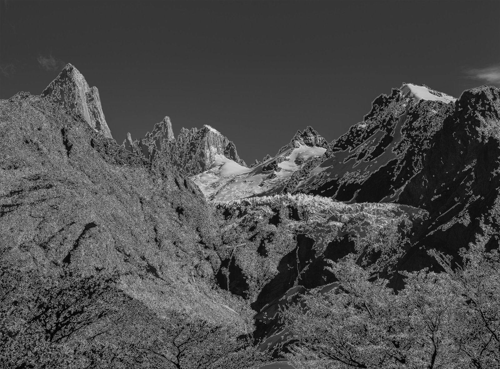 Glaciar Piedras Blancas.
Detección de bordes. CONGRUENCIA DE FASE.
2025 /2026