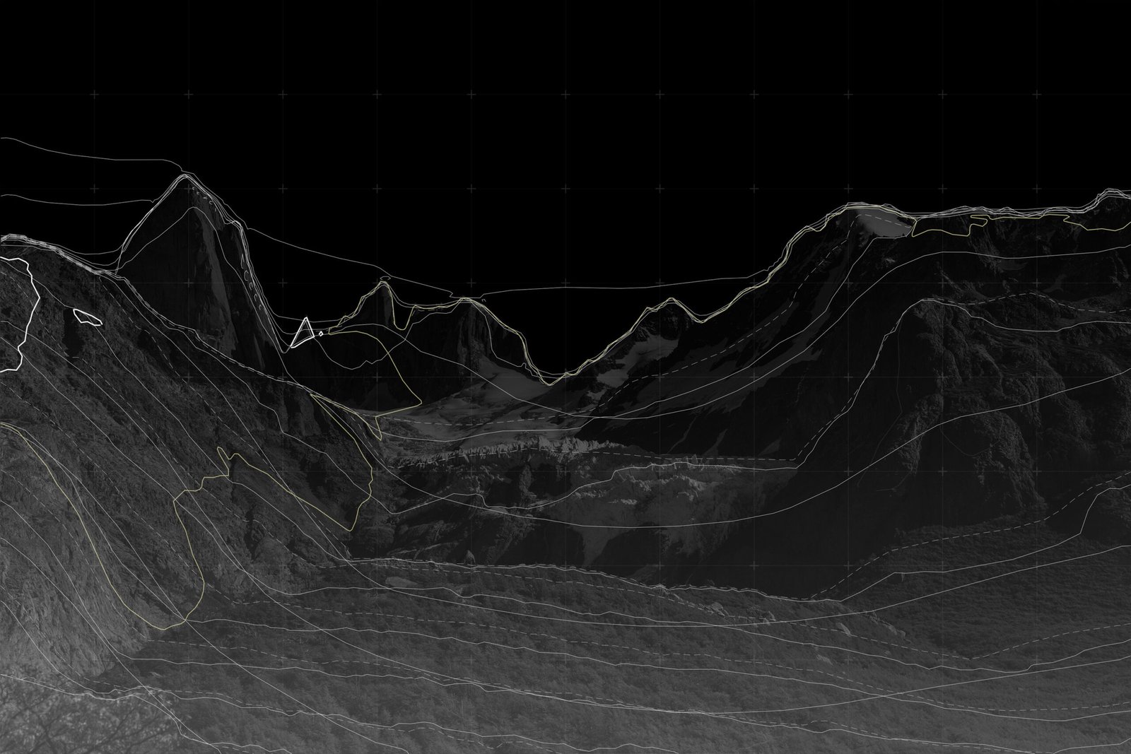 Glaciar piedras blancas. Profundidad monocular. Distancia inventada. El mismo modelo, a distintas resoluciones, no converge a un valor estable. 2025 / 2026.