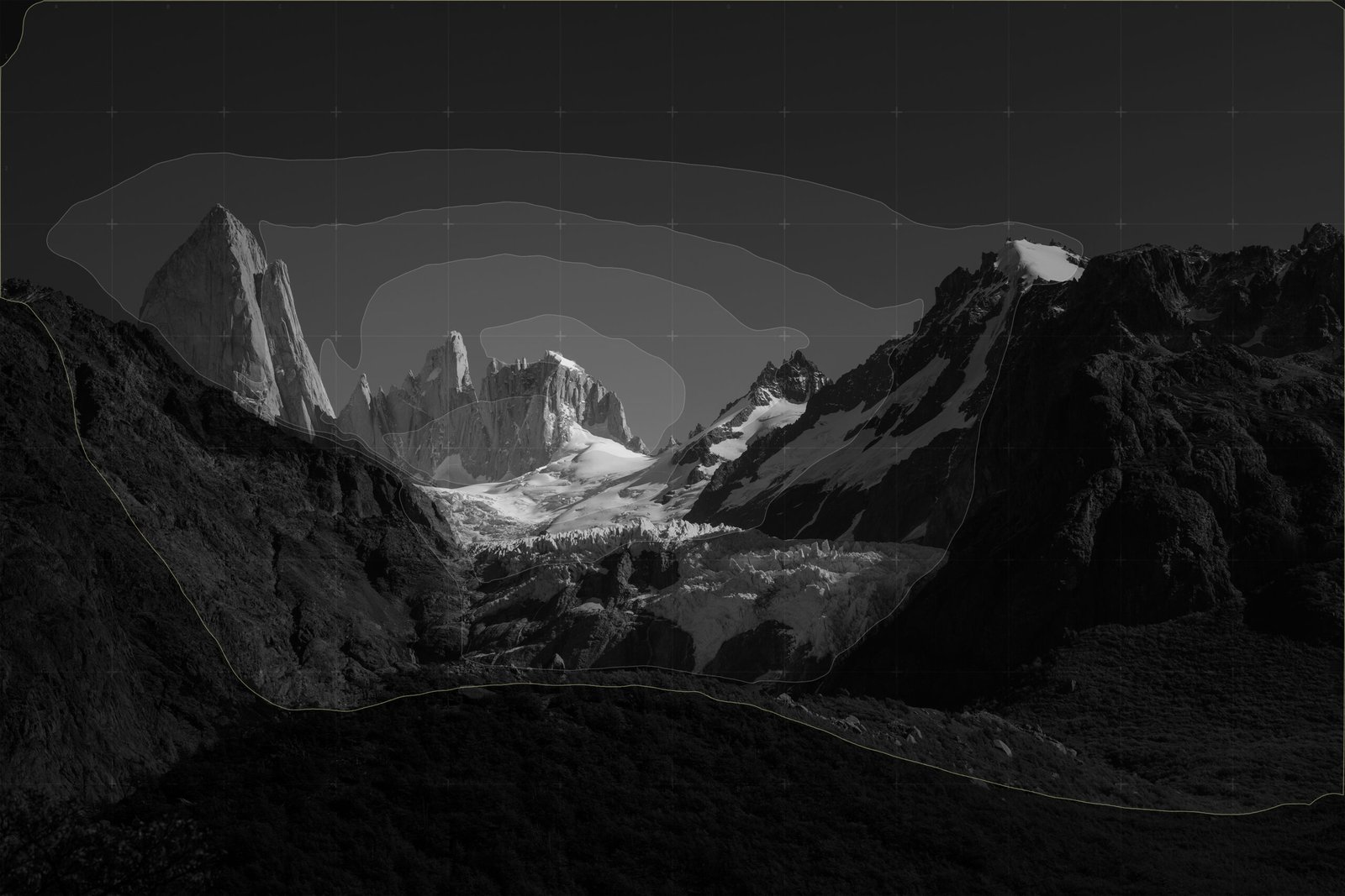 Glaciar piedras blancas.
Profundidad monocular. ZoeDepth.
2025 / 2026.
